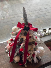 Load image into Gallery viewer, Holiday Red Tabletop Christmas tree
