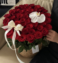 將圖片載入圖庫檢視器 Hot Hot Rose Flower Basket*客订花篮请联系客服
