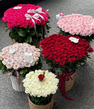 將圖片載入圖庫檢視器 Hot Hot Rose Flower Basket*客订花篮请联系客服

