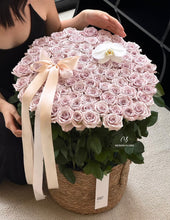 將圖片載入圖庫檢視器 Hot Hot Rose Flower Basket*客订花篮请联系客服
