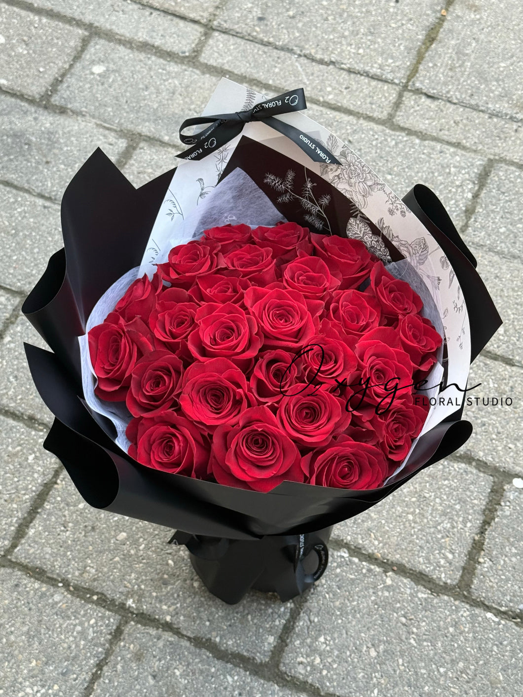 Red Rose Round Bouquet