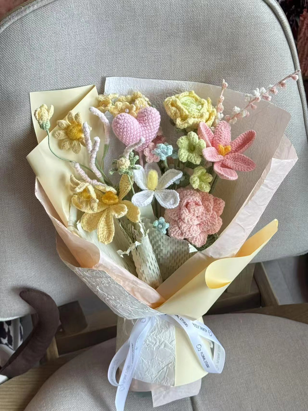 KT07. Enchanted Chenille Stem Flower Mix Bouquet