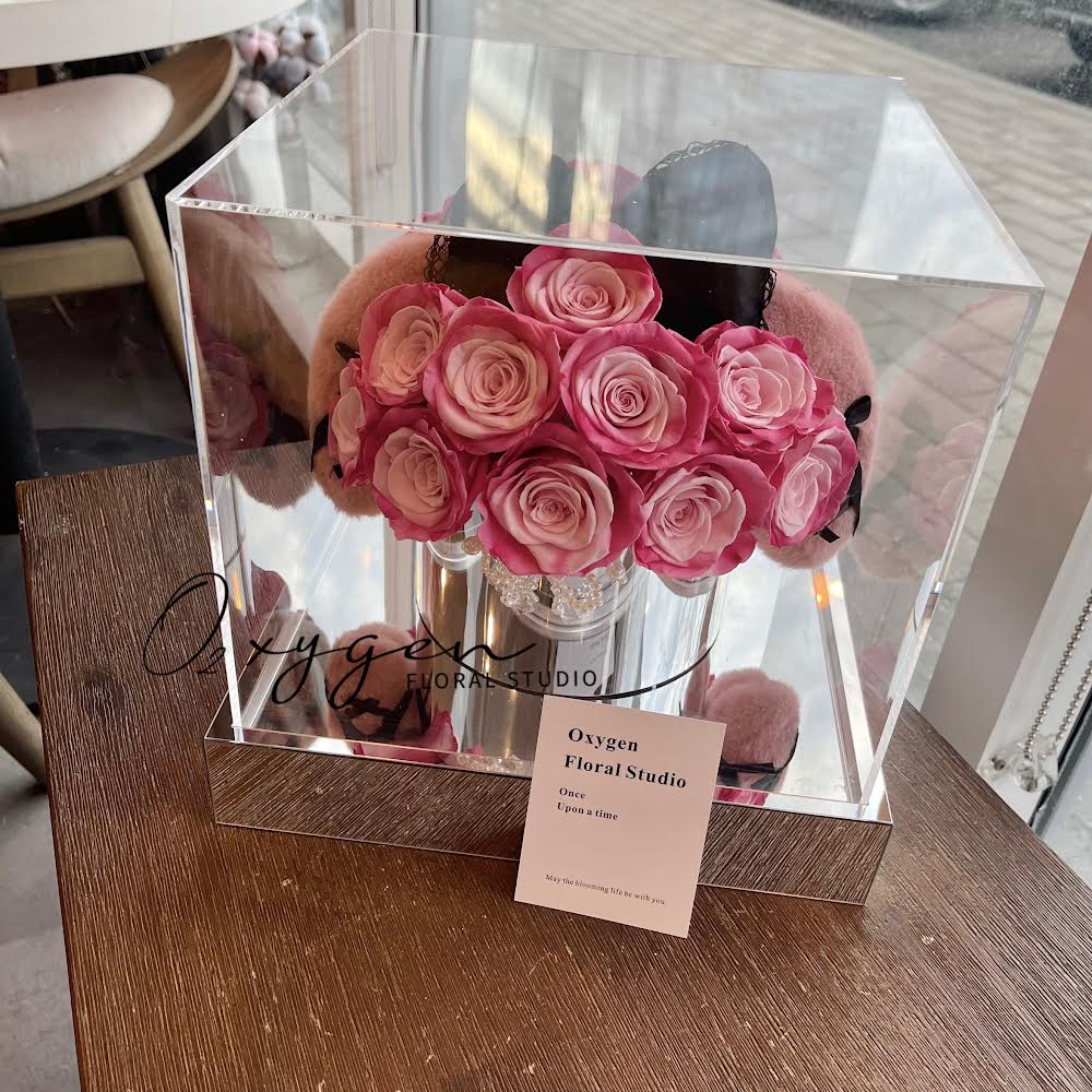 vp132美乐蒂蘑菇头永生花 preserved flower
