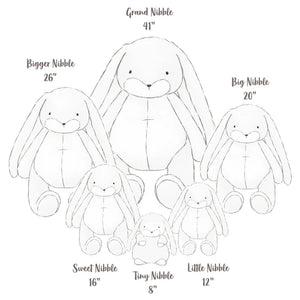 BIG NIBBLE 20" BUNNY - CREAM