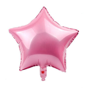 star balloon pink