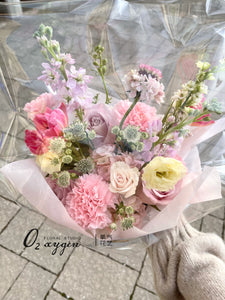 M12. Fancy Flower Box (Pink)