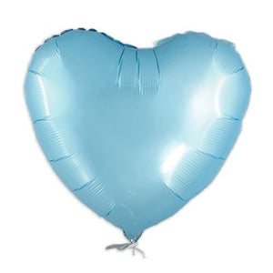 heart balloon light blue