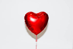 heart balloon red