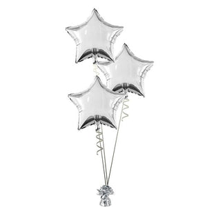 star balloon silver