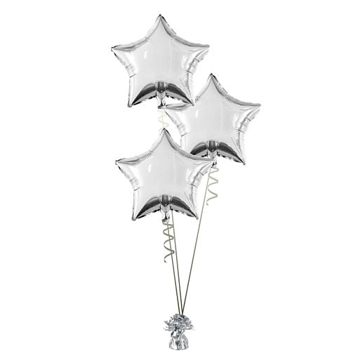 star balloon silver
